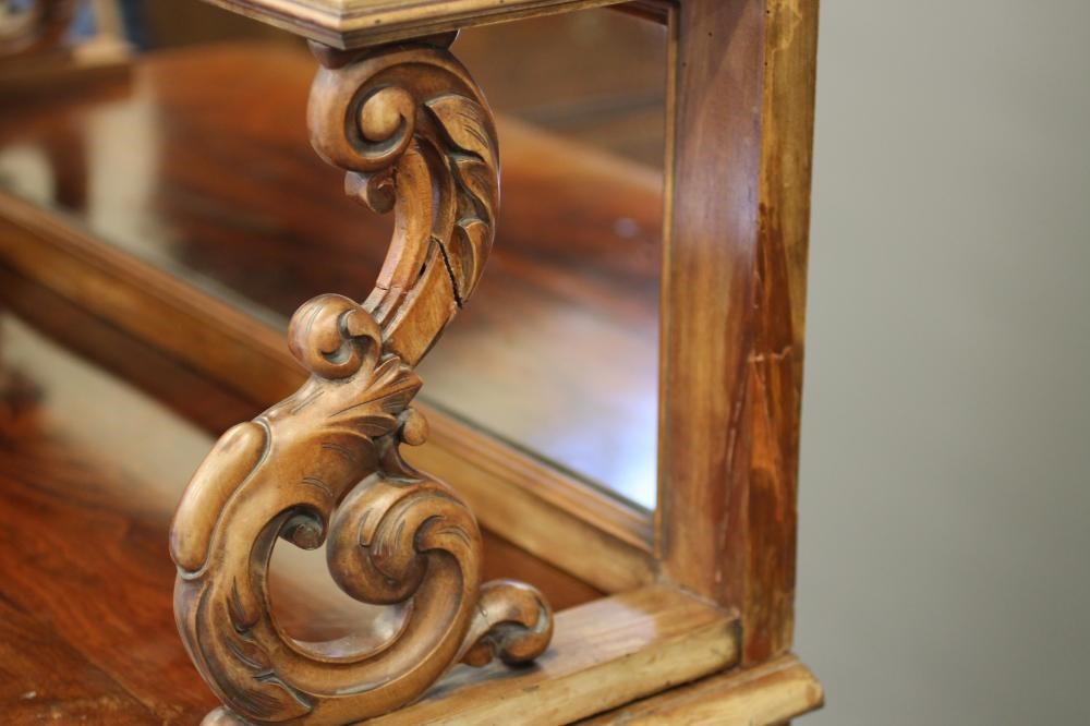 A VICTORIAN MAHOGANY SIDE CABINET Image