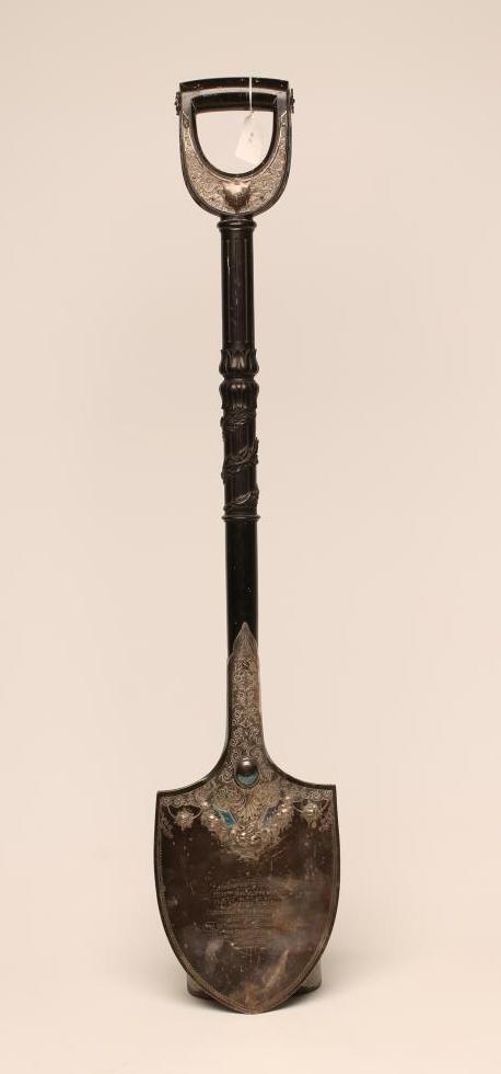 A VICTORIAN CEREMONIAL SPADE Image