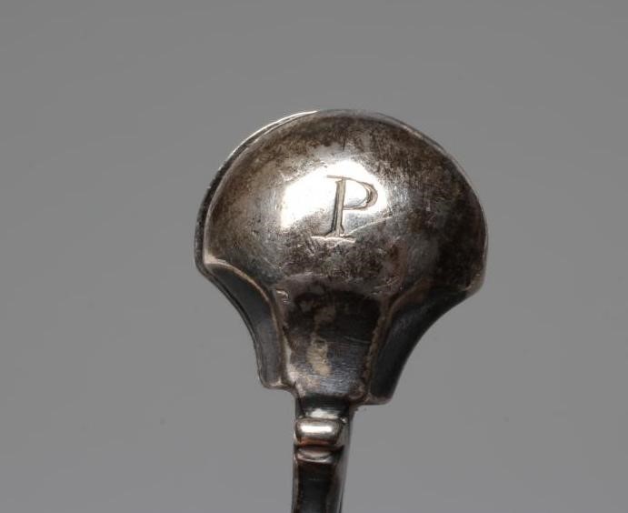 A PAIR OF GEORGE II SILVER SCISSOR SUGAR NIPS, by William Dorrell, no date letter c.1745, the plain Image