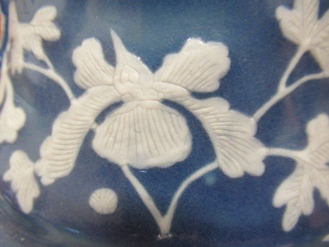 A LARGE PAIR OF CHINESE PORCELAIN VASES of inverted baluster form with two open lug handles Image