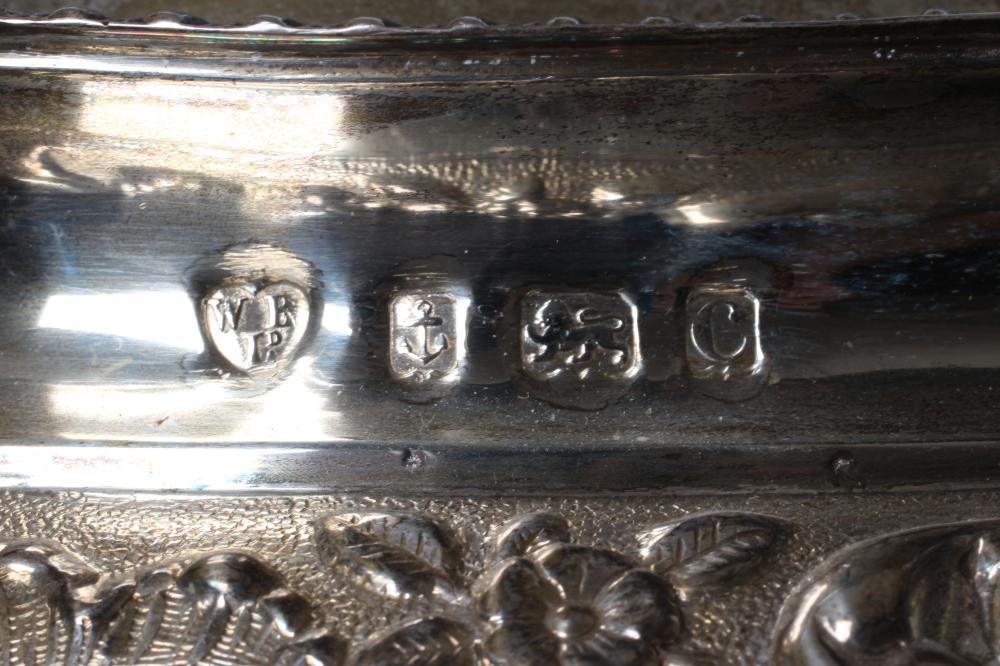 A COMPOSITE THREE PIECE SILVER TEA SERVICE Image