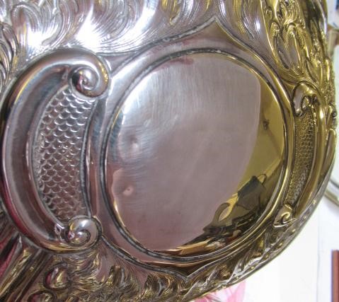 A LATE VICTORIAN SILVER LARGE PUNCH BOWL Image
