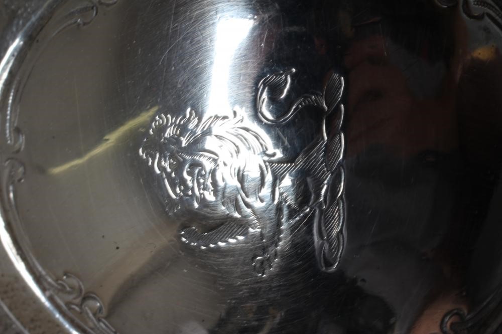 A MID VICTORIAN SILVER FOUR PIECE TEA AND COFFEE SERVICE Image