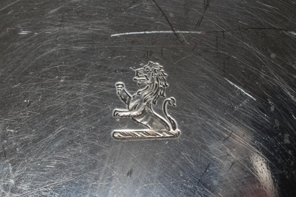 AN EDWARDIAN SILVER WAITER Image