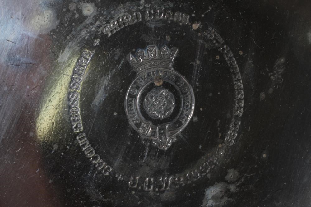 A LATE VICTORIAN SILVER WAITER Image