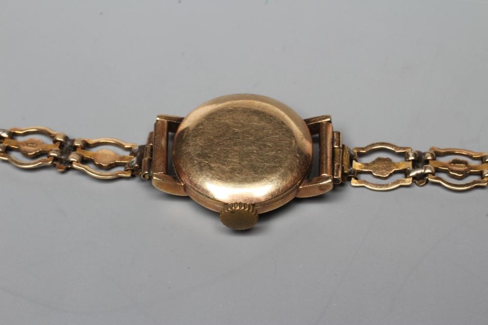 A LADY'S 9CT GOLD GIRARD PERREGAUX WRISTWATCH Image