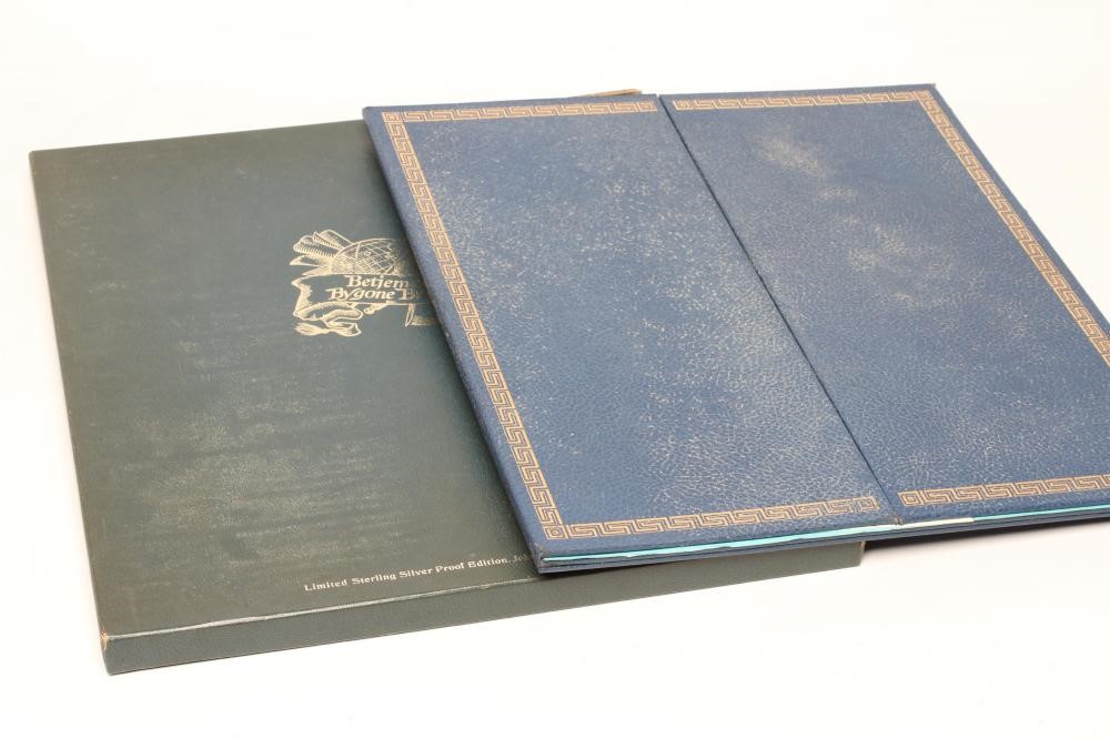 BETJEMAN'S BYGONE BRITAIN, limited editon silver medallion set, comprising 36 silver medallions kept Image
