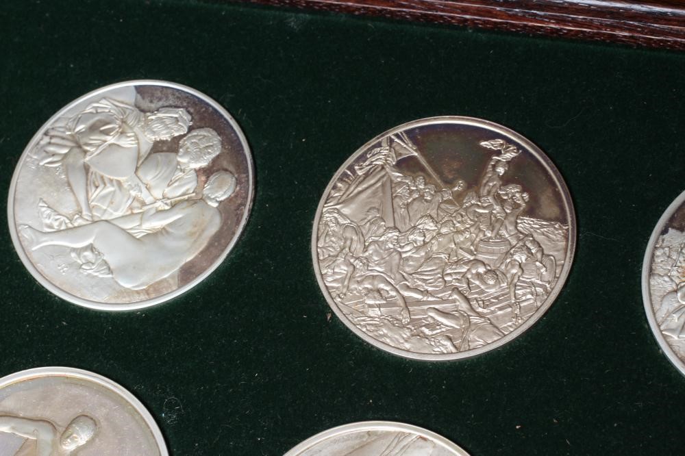 THE 100 GREATEST MASTERPIECES SILVER MEDALLION COLLECTION Image