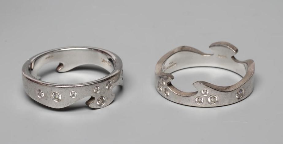 NINA KOPPEL FOR GEORGE JENSEN - A DIAMOND FUSION RING Image