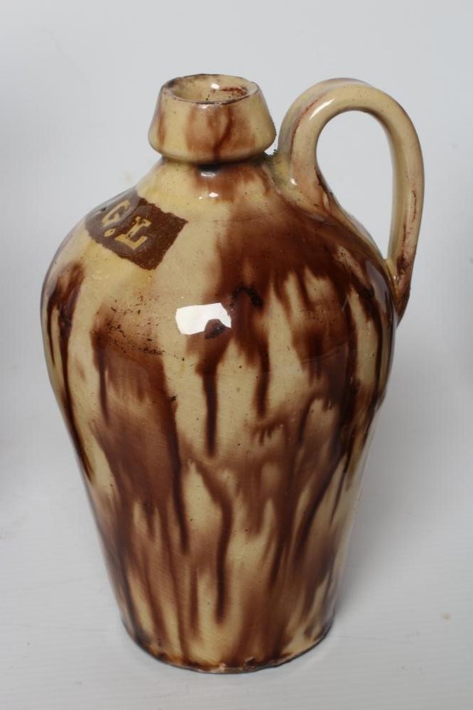 A LARGE PAIR OF HALIFAX SLIPWARE BIRD WHISTLES Image