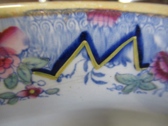 A VICTORIAN EARTHENWARE FOOTBATH of lobed bombe rounded oblong form with two scroll handles Image