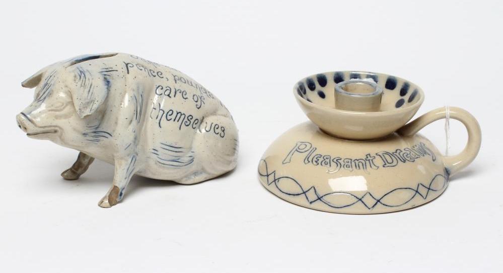 A DENBY SALTGLAZE STONEWARE MONEY BOX Image