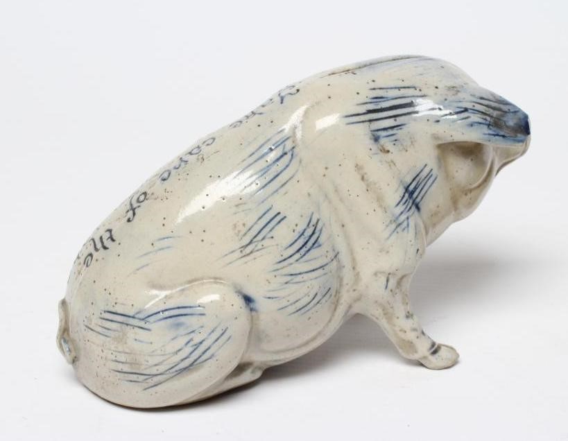 A DENBY SALTGLAZE STONEWARE MONEY BOX Image