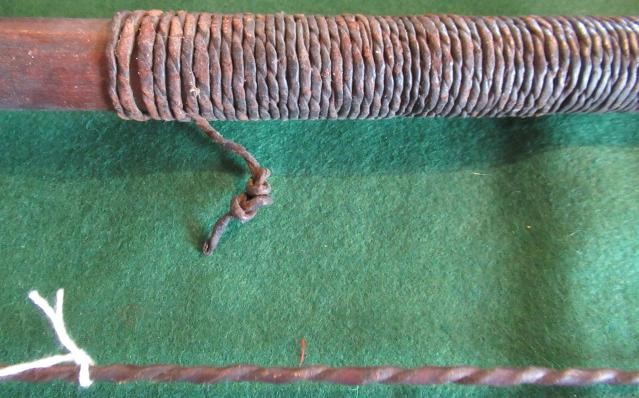 EAST AFRICAN WEAPONS, comprising a 59" long wooden bow with gut wrappings and string, three bamboo Image