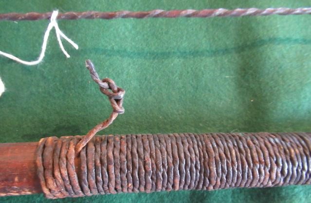 EAST AFRICAN WEAPONS, comprising a 59" long wooden bow with gut wrappings and string, three bamboo Image