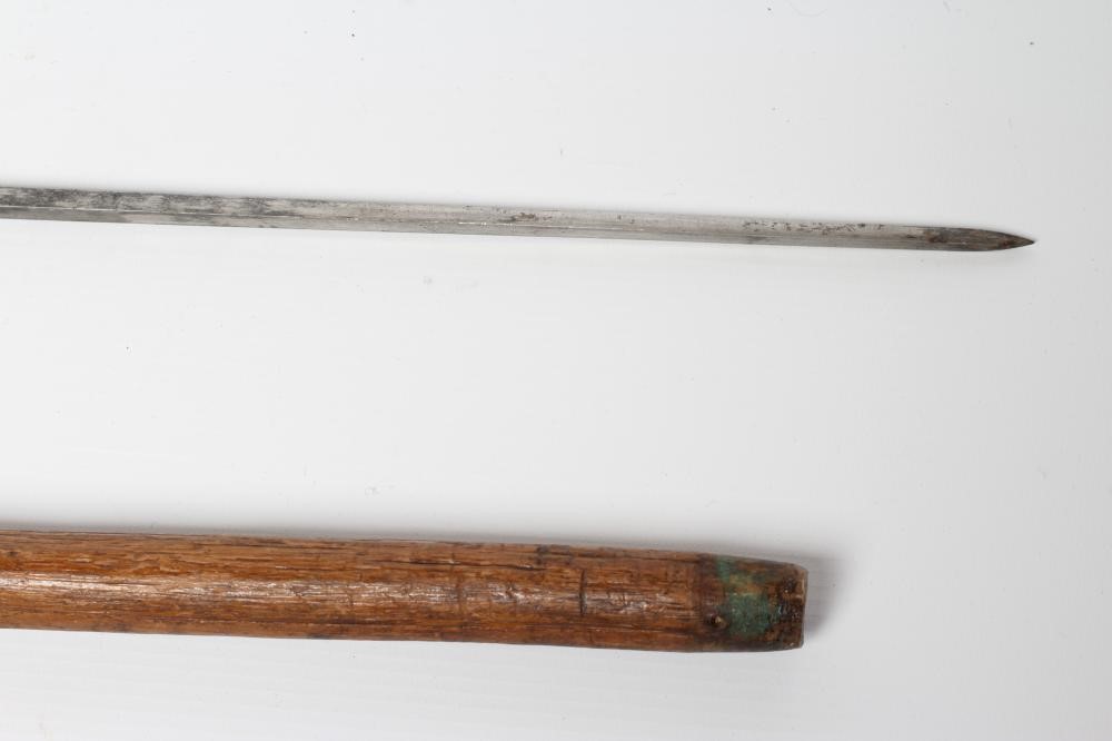A SWORD STICK by Mole of Birmingham, the 29 3/4" square section blade stamped with maker's mark, Image