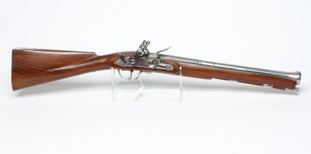 AN INERT FLINTLOCK BLUNDERBUSS of modern high quality production Image