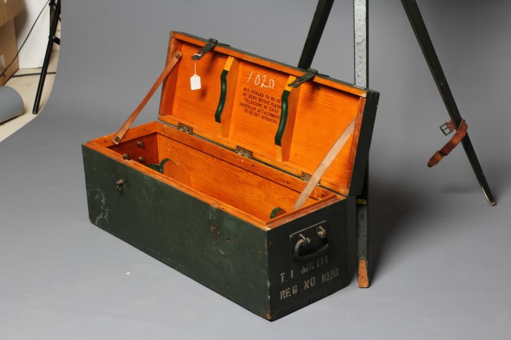 A SECOND WORLD WAR ANTI AIRCRAFT MK. III RANGE FINDER by R & J Beck Ltd. Image
