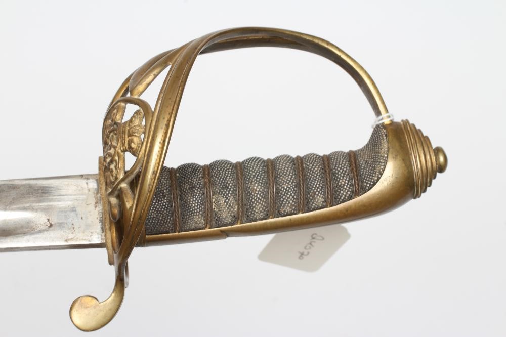 AN 1845 PATTERN OFFICER'S SWORD by Savage & Lyman of Montreal Image