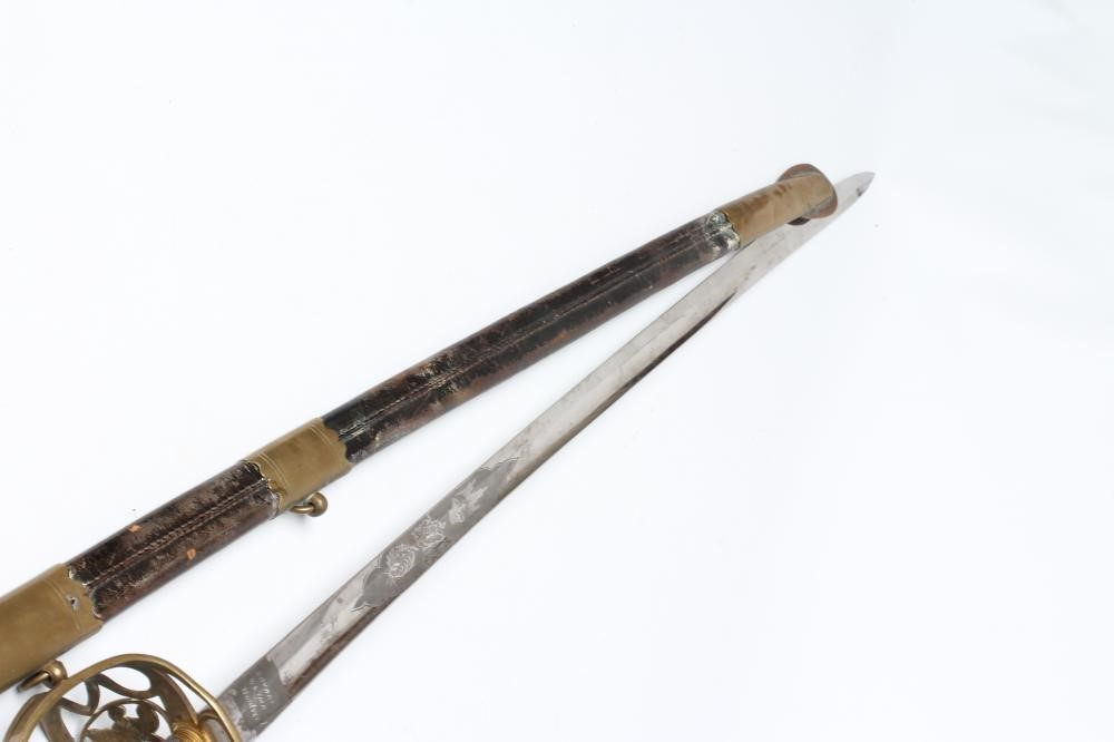 AN 1845 PATTERN OFFICER'S SWORD by Savage & Lyman of Montreal Image