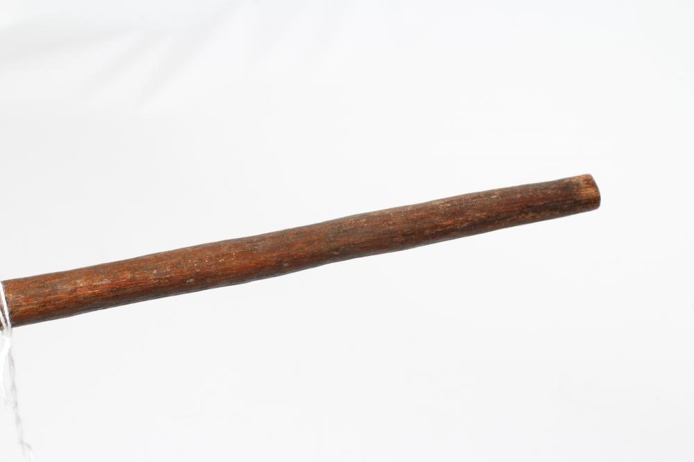 ABORIGINAL TOOLS AND WEAPONS, c.1900, comprising three Boomerangs with linear carved patination, Image