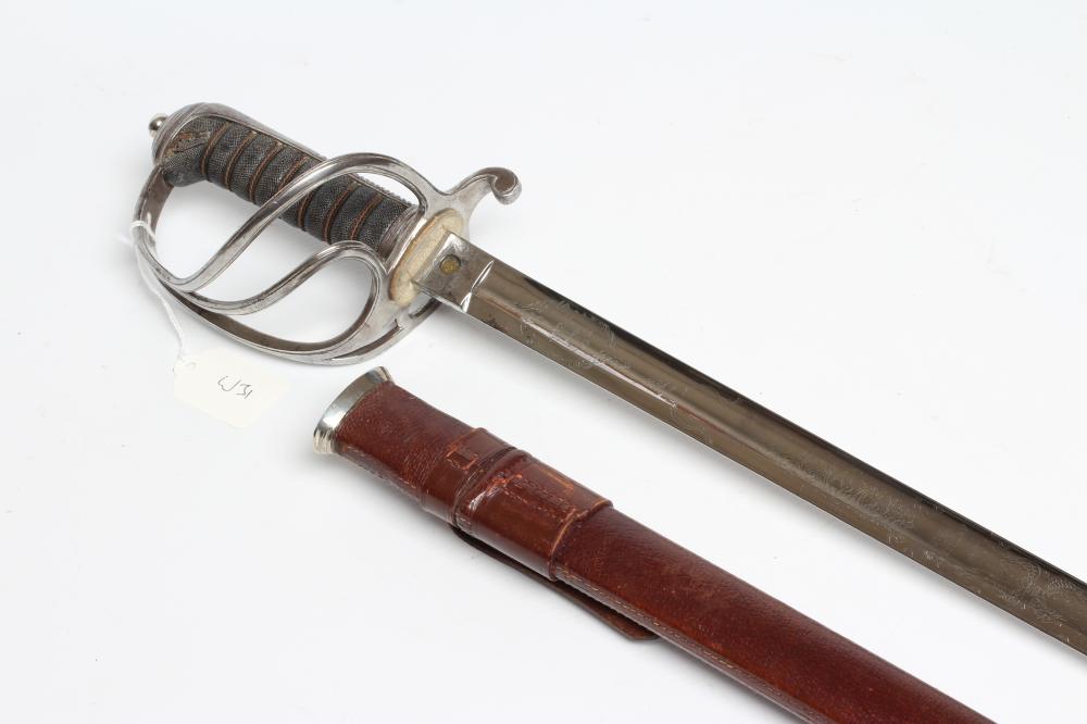 AN 1821 PATTERN ARTILLERY OFFICER'S SWORD by Hobson & Sons Image