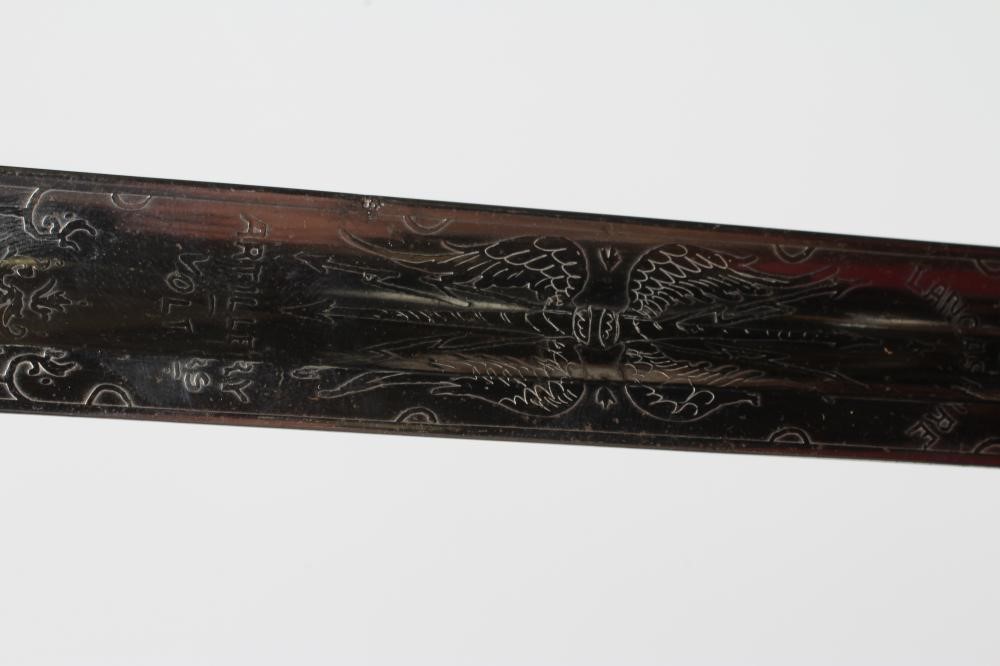 AN 1821 PATTERN ARTILLERY OFFICER'S SWORD by Hobson & Sons Image
