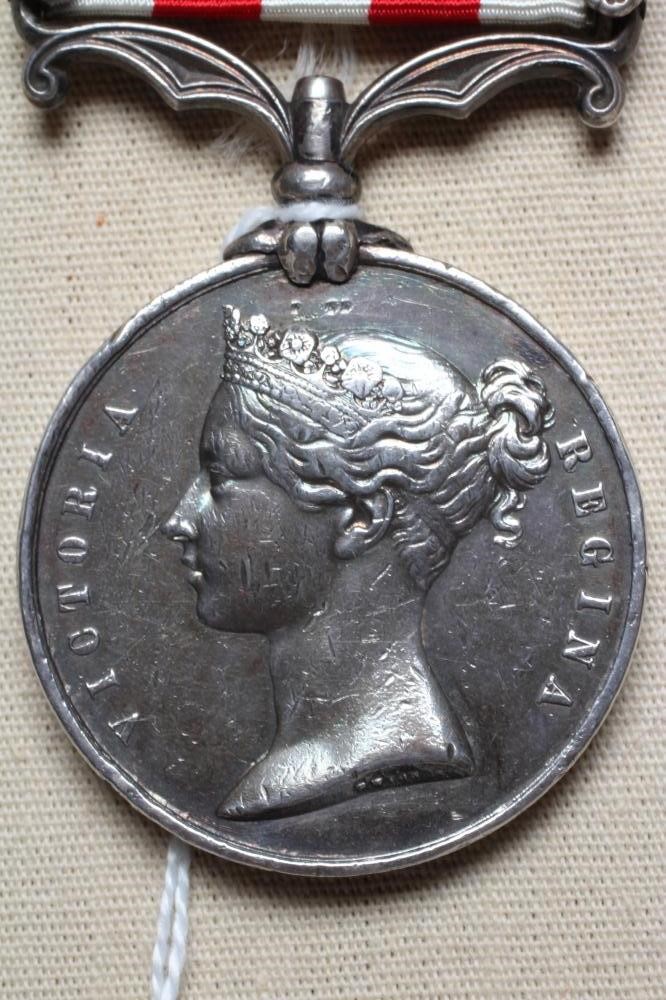 AN INDIAN MUTINY MEDAL with Relief of Lucknow and Lucknow clasps, awarded to Henry Dunbar of the Image