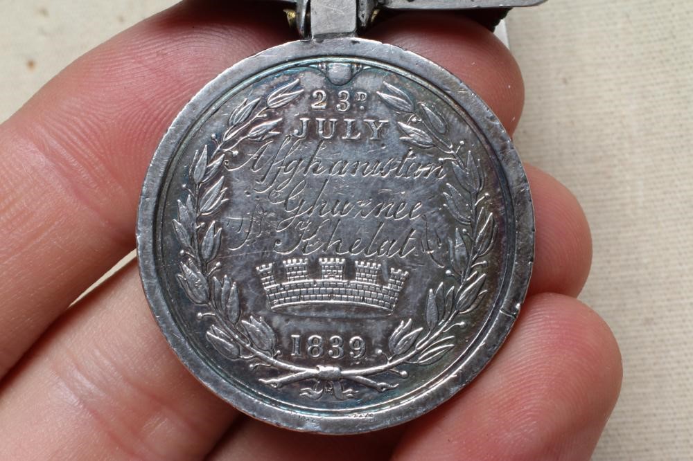 A GHUZNEE MEDAL, India 1839, awarded to Michael Doran of the 17th Regiment, inscribed Afghanistan, Image