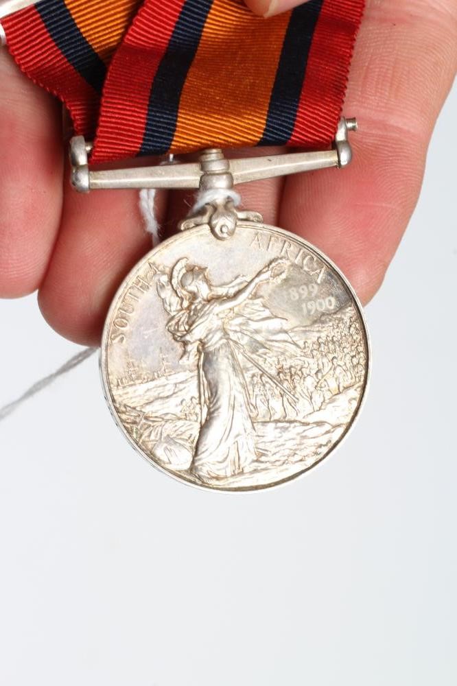 A SOUTH AFRICA MEDAL awarded to Captain William Coates Thompson of Beck House Image