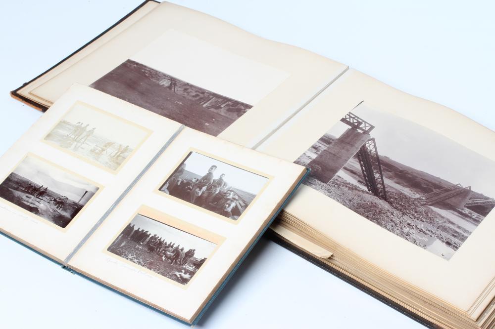TWO BOER WAR PHOTOGRAPH ALBUMS by Captain William Coates Thompson (from the previous lot) Image