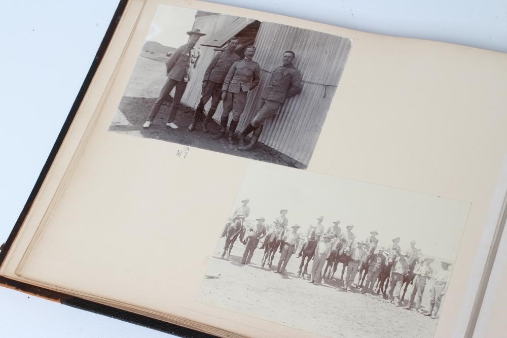 TWO BOER WAR PHOTOGRAPH ALBUMS by Captain William Coates Thompson (from the previous lot) Image