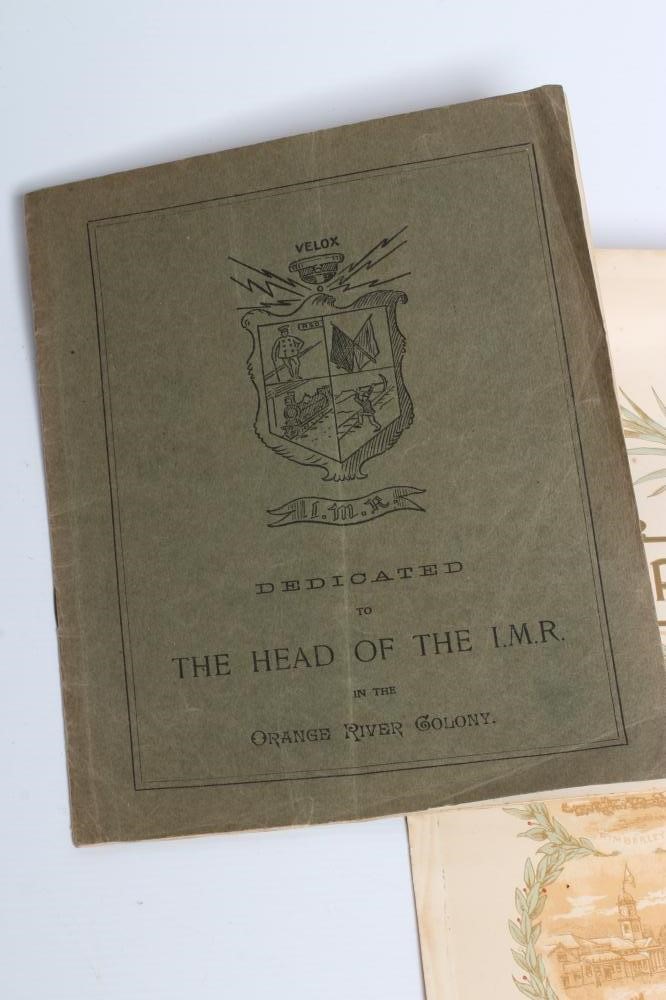 TWO RARE BOER WAR BOOKS owned by Captain William Coates Thompson (from the previous two lots) Image