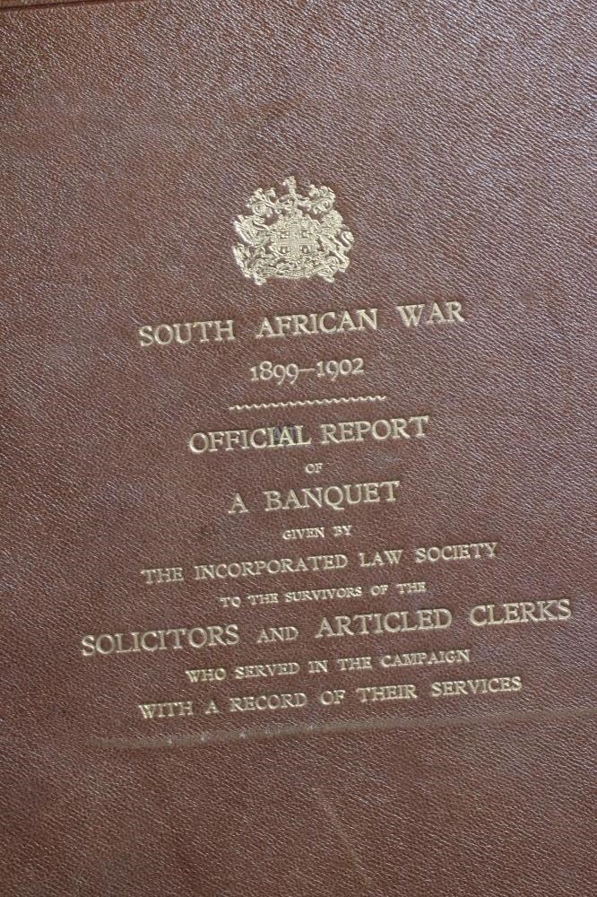 TWO RARE BOER WAR BOOKS owned by Captain William Coates Thompson (from the previous two lots) Image