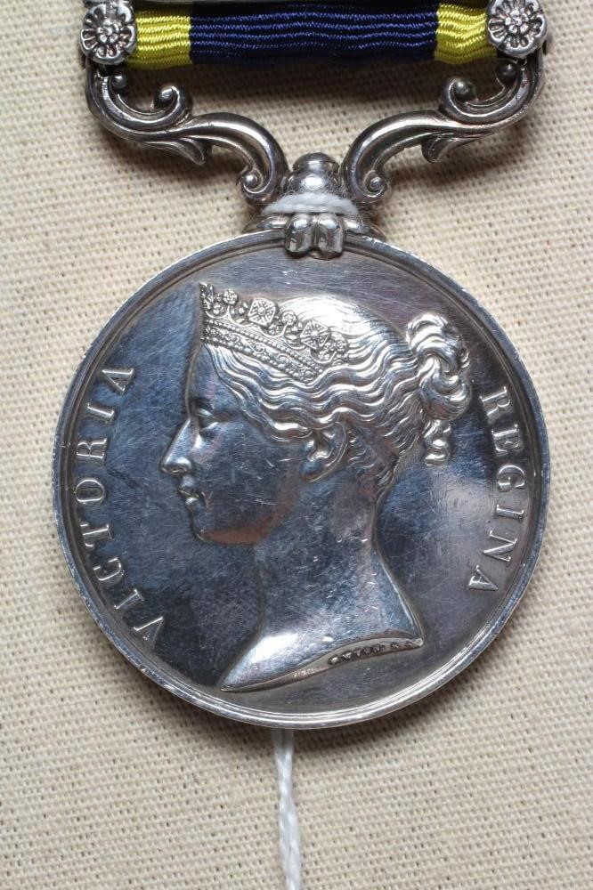 A PUNJAB MEDAL with Chilianwala and Goojerat clasps, awarded to John Charles Elderkin of the 3rd Image