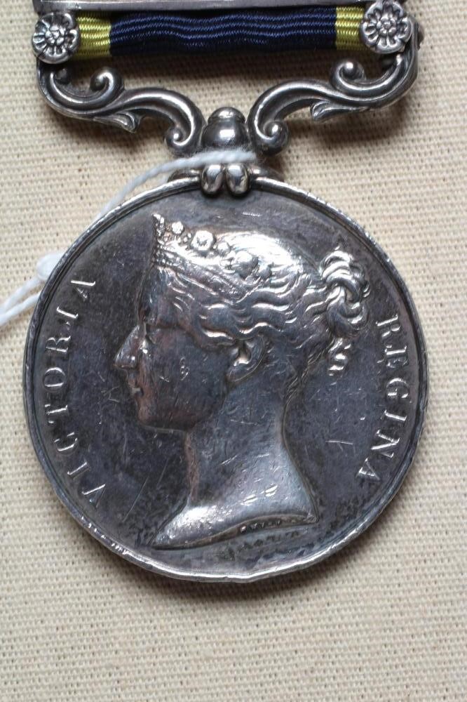 A PUNJAB MEDAL with Chilianwala and Goojerat clasps, awarded to Bernard Lohan of the 29th Foot (Est. Image
