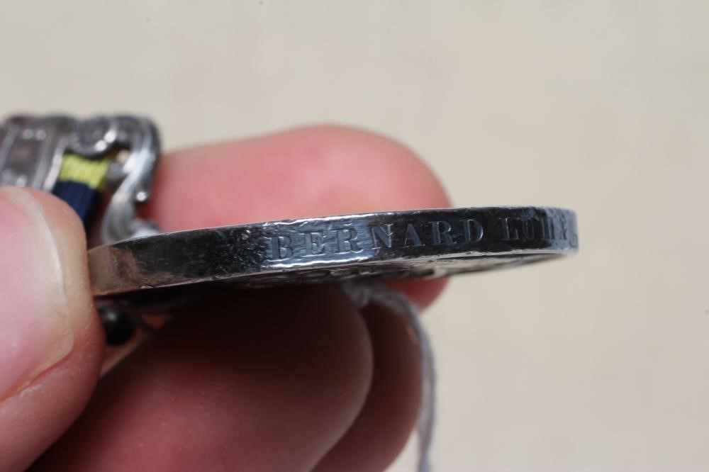 A PUNJAB MEDAL with Chilianwala and Goojerat clasps, awarded to Bernard Lohan of the 29th Foot (Est. Image