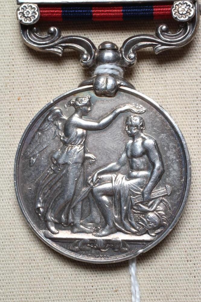 AN INDIAN GENERAL SERVICE MEDAL 1854 with Hazara 1888 clasp, awarded to John Allen Levitt of the 2nd Image