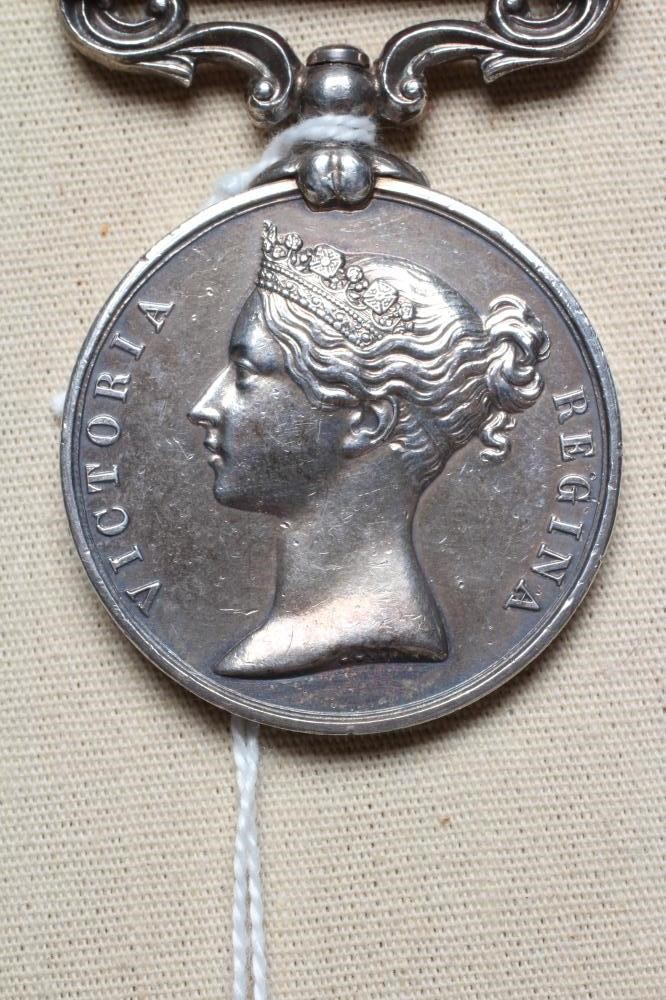 AN INDIAN GENERAL SERVICE MEDAL 1854 with Hazara 1888 clasp, awarded to John Allen Levitt of the 2nd Image