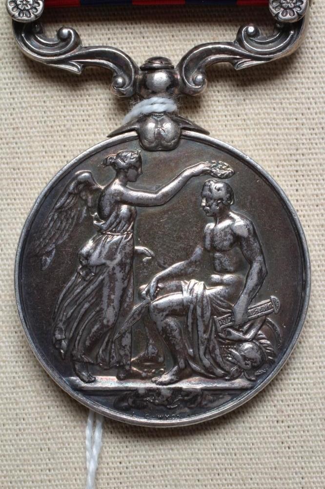 AN INDIAN GENERAL SERVICE MEDAL 1854 with Chin-Lushai 1889-90 clasp, awarded to Naick Harkolman Rai Image