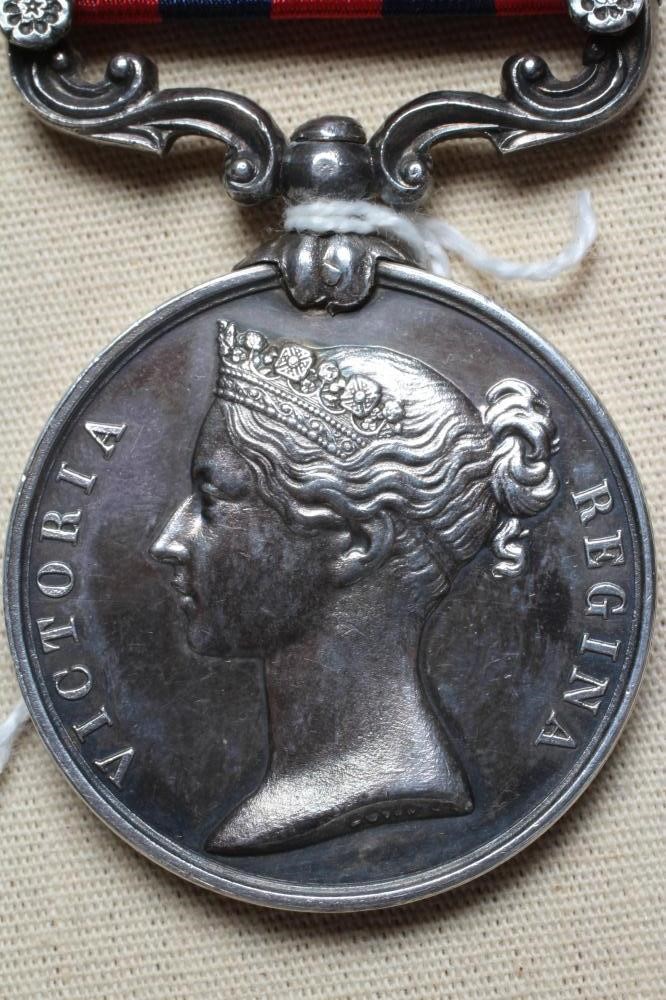 AN INDIAN GENERAL SERVICE MEDAL 1854 with Waziristan 1894-5 clasp, awarded to Sepoy Punbahadar Ale Image