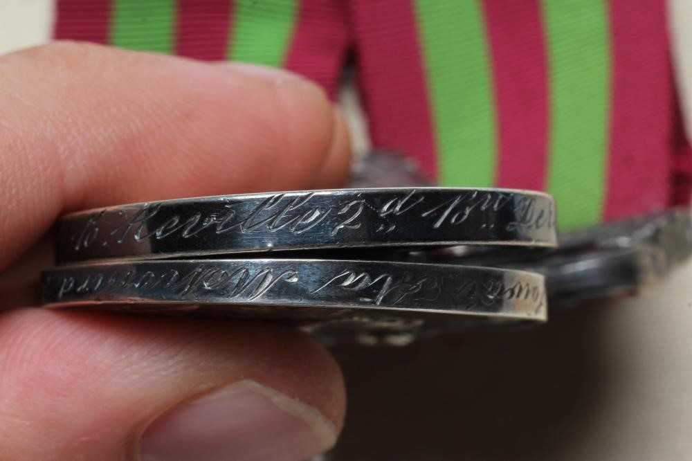 TWO INDIAN GENERAL SERVICE MEDALS 1895 Image