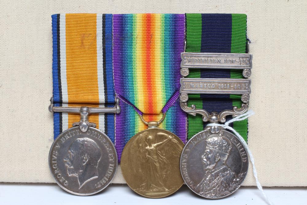 A TRIO OF FIRST WORLD WAR MEDALS Image