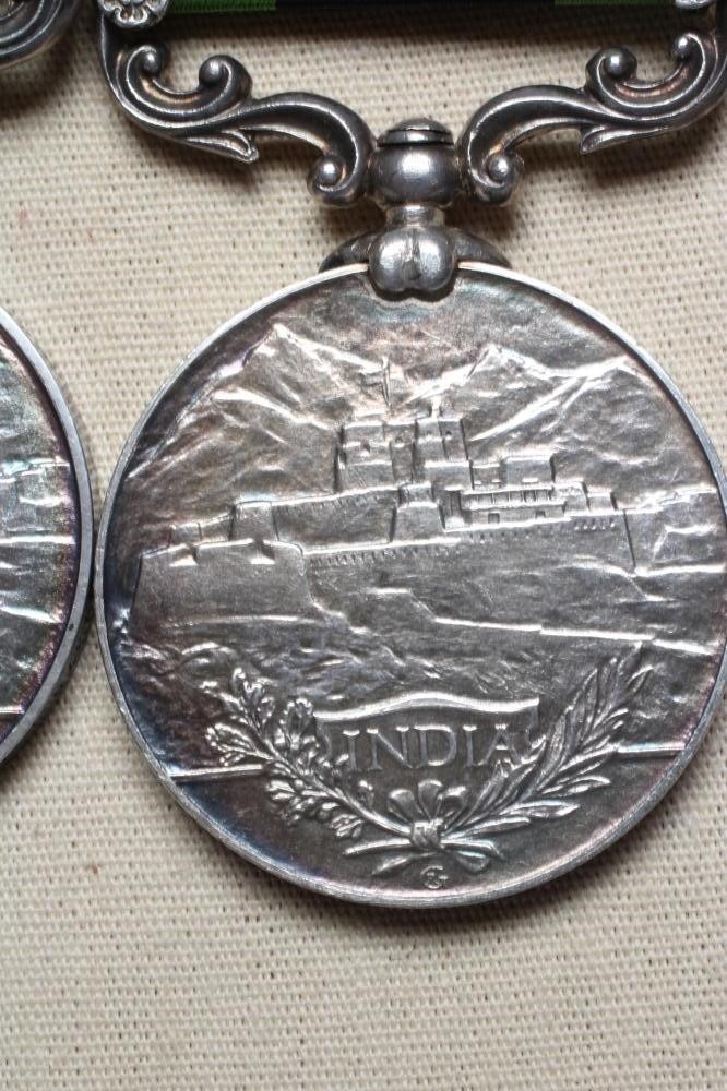 TWO INDIAN GENERAL SERVICE MEDALS 1908 Image