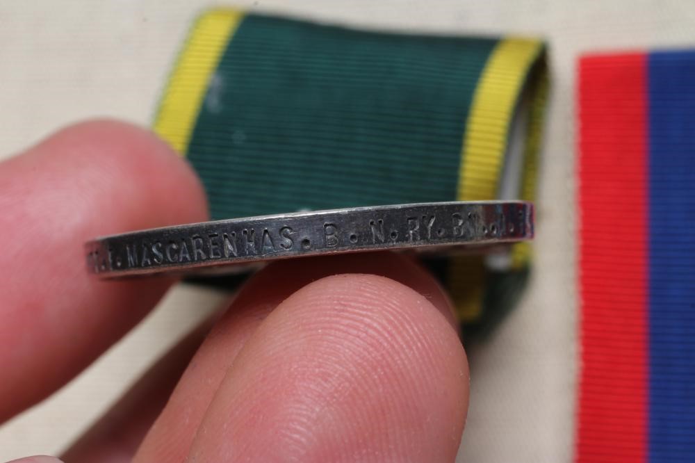 A GROUP OF FOUR MEDALS, comprising an India Efficiency Medal, a 1939-45 Star, a Burma Star and a Image