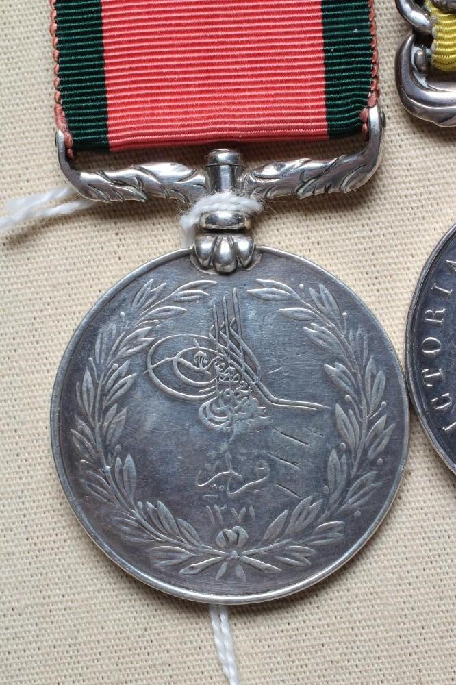 A PAIR OF CRIMEA MEDALS, comprising a Crimea medal 1854 medal with Sebastopol clasp and a Crimea Image