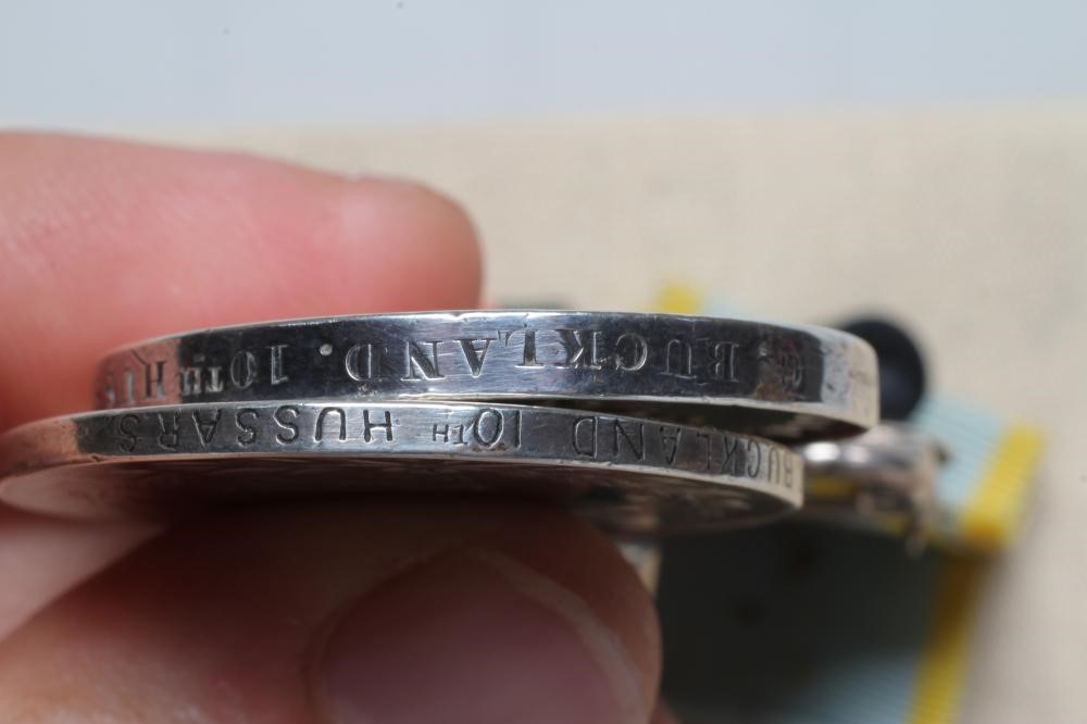 A PAIR OF CRIMEA MEDALS, comprising a Crimea medal 1854 medal with Sebastopol clasp and a Crimea Image