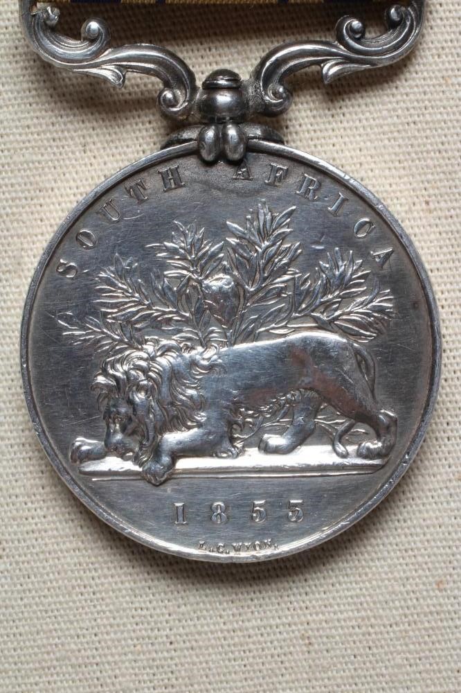 A SOUTH AFRICA 1853 MEDAL awarded to William Coveney of the 7th Dragoon Guards (Est. plus 24% Image