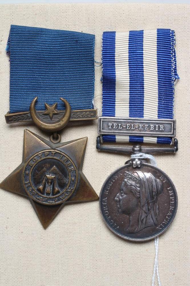 A PAIR OF BRITISH VICTORIAN EGYPT MEDALS Image