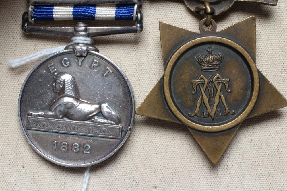 A PAIR OF BRITISH VICTORIAN EGYPT MEDALS Image